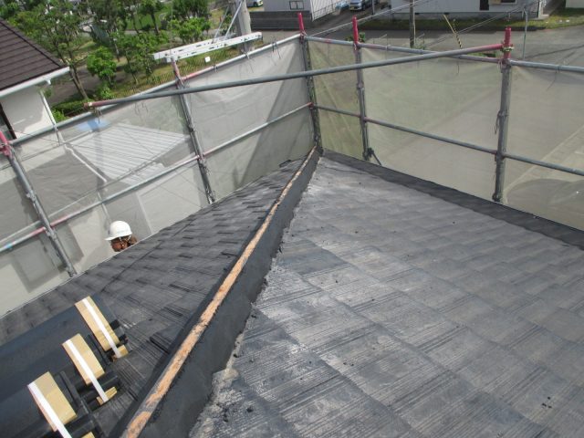 高砂市で新しい棟の土台成型